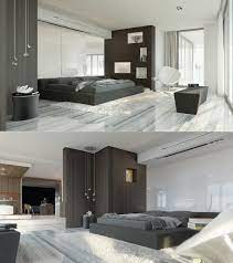Along with graphic wallpaper—which is fair game since you're not dealing with moisture from a bathtub or shower—it's the perfect opportunity to experiment with bold hues as well as stylish mirrors, lighting, and fixtures. Luxury Bedroom Design With Extraordinary And Contemporary Decor Looks So Cool And Trendy Roohome