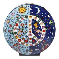 James rizzi was an american pop artist who was born and raised in brooklyn, new york. Vase Give Peace A Chance Pop Art James Rizzi Goebel Onlineshop