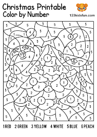 Here's a gingerbread man colour by numbers printable for christmas colouring fun with kids. Free Christmas Printables For Kids 123 Kids Fun Apps