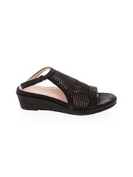 Details About Taryn By Taryn Rose Women Black Wedges Us 5 1 2