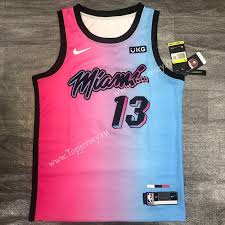 — miami heat (@miamiheat) december 1, 2020. City Edition 2020 2021 Miami Heat Pink Blue 13 Nba Jersey 311 Miami Heat