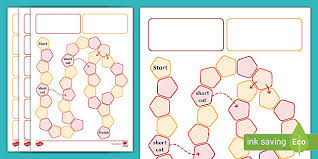 Blank blackboard on wooden tripod for art. Free Blank Board Game Template Teacher Made Printable For Pupils
