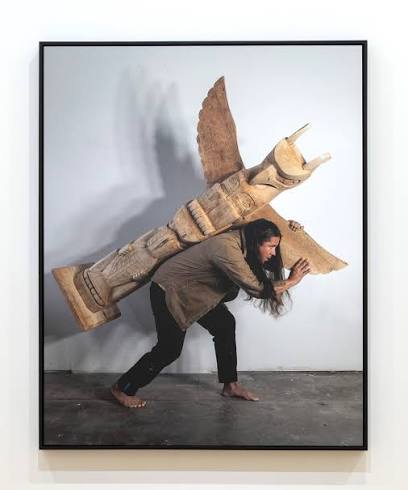 Work by Nicholas Galanin