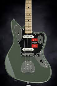 Solidbody Electric Guitar With Alder Body Maple Neck Maple Fingerboard And 2 Single Coil Pickups Antiq Electric Guitar Design Fender Jaguar Fender Guitars