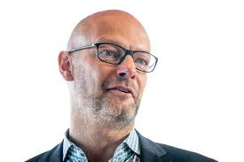 Jacob Simonsen, direktoer for ARC taler til pressevisning af Amager Bakke,  torsdag den 3. oktober