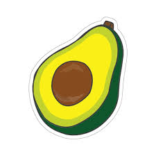 Avocado Sticker In 2020 Fun Stickers Cute Laptop Stickers Stickers