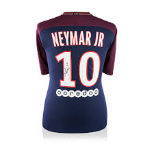 Available in a range of colours and styles for men, women, and everyone. Neymar Signed Paris Saint Germain Shirt 2017 18 Goat Authentic