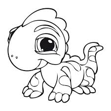 This iguana is in spring mating color—more orangey than usual. Baby Iguana From Free Littlest Pet Shop Coloring Pages To Print For Kids Letscolorit Com Disegni Da Colorare Libri Da Colorare Littlest Pet Shop
