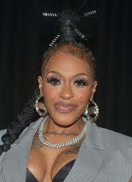 Singer Lil Mo Poses Portrait Backstage Editorial Stock Photo