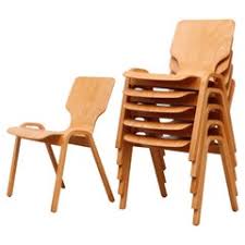 Check out our dining room chairs selection for the very best in unique or custom, handmade pieces from our dining chairs shops. Fritz Hansen Style Blonde Stacking Dining Or Side Chairs At 1stdibs