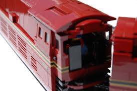 Moc Br05 001 With 7 Coaches Lego Train Tech Eurobricks Forums In 2020 Lego Dampflok Lego Eisenbahn Lego