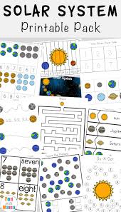 Solar System Printable Worksheets And Activities Pack Fun