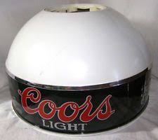 Vintage Billiards Pool Table Coors Light Fixture Replacement Globe Coors Light Globe Lights Billiard Pool Table