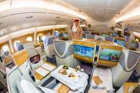 What It S Like To Fly Emirates Business Class Business Class Flight Emirates Airline Flying Business Class