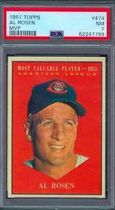 Auction Prices Realized Baseball Cards 1961 TOPPS Al Rosen