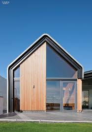 dovecot studios modern beach house facade house architecture