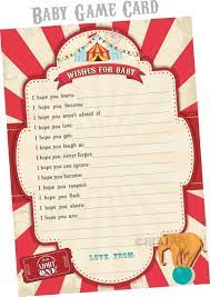 6 Piece Suite Circus Baby Shower Invitation Circus Babyshower Theme Carnival Baby Sh Vintage Circus Baby Shower Circus Baby Shower Circus Baby Shower Theme