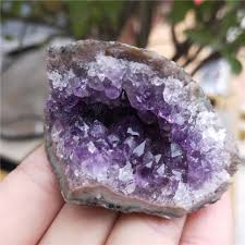 Is purple your favorite color? 90g Natural Brazil Amethyst Crystal Geode Cluster Purple Quartz Stone Cluster Healing Stones Aliexpress