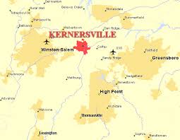 Map Of Kernersville Yadkin County Clemmons Map