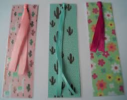 Marque Page Plastifie Avec Ruban Collection Printemps Etsy Marque Page Etsy Ruban