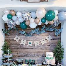 Custom Balloon Garland Kit Diy Balloon Garland Baby Shower Backdrop Choose Your Colors B Boy Baby Shower Themes Baby Shower Woodland Baby Shower Themes