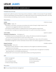 Auditors also advise on cost reduction and risk management. 1 Auditor Resume Templates Try Them Now Myperfectresume