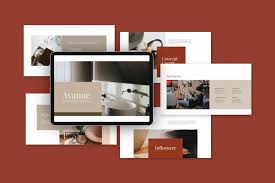 Download Avanue Powerpoint Template In Presentation Templates On Yellow Images Creative Store PSD Mockup Templates
