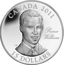 2011 Canada $15 H.R.H. Prince William of Wales UHR Sterling Silver