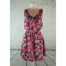 Love Fire Floral Sleeveless Dress