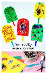 Ice Lolly Preschool Craft Preschool Crafts Summer Crafts For Toddlers Toddler Crafts