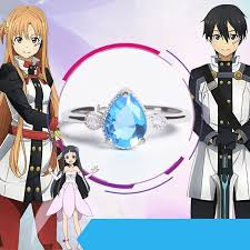 Sword Art Online The Movie Ordinal Scale Release Date Sword Art Online Movie Ordinal Scale Asuna Crystal Zircon Gift 925 Silver Ring Sword Art Online Sword Art Sword Art Online Movie