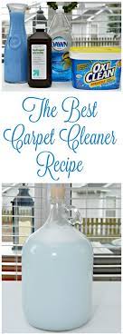 The Best Homemade Carpet Cleaner Recipe To Clean Carpets Cleaning Hacks Cleaning Carpet Cleaner Homemade
