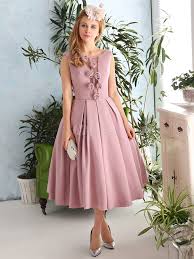 Abito donna/abito elegante/abito da sera/abito da cerimonia/abito assimetrico/abito a fiori donna/abito donna in cotone di ottima qualità. Abiti Da Cocktail Vintage Anni 50 Fiori Rosa Una Linea Da Te Lunghezza Abito Da Cerimonia Formale Corto Milanoo Com