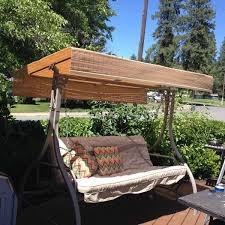 Making A Replacement Canopy For An Outdoor Swing Patio Swing Canopy Patio Swing Outdoor Swing