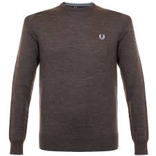 Fred perry merino wool knitted jumper in dark carbon pure merino wool knitted fabric ribbed r. Tomba Capi Di Abbigliamento Origine Fred Perry Merino Wool Jumper Collega Facile Essere Ferito Giornalista