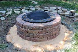 Paver fire pit is a stone model that provides quite many advantages as compared with others made of metals or ceramic. Brick Fire Pit Adhesive Novocom Top
