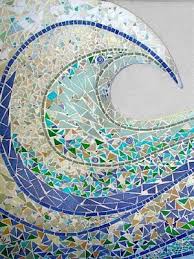 Public Projects Mosaic Stained Mosaic Art Mosaic Waves