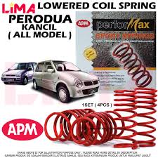 Hari ni, min nak share sedikit. Perodua Kancil 660 850 Sport Spring Lower Coil Spring Apm Performax Shopee Malaysia