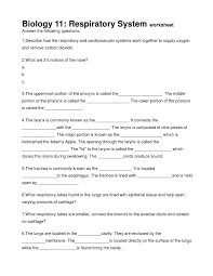 Bill Nye Digestion Worksheet The Human Heart Worksheet Answers Bill Nye Respiratory System Worksheets