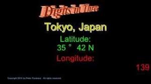We have 749 cities in japan in our database. Tokyo Japan Latitude And Longitude Digits In Three Youtube