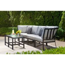 Murano 6 Piece Modular Sectional Set In Silver Linings Mur 6pc Slv