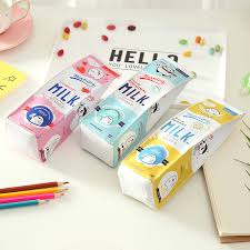 Keras pensil dengan kepadatan yang keras dengan efek warna yang tidak begitu gelap cenderung memiliki warna abu abu. Korea Pu Model Susu Kotak Pensil Case Cute Benda Kecil Storgage Tas Lembut Ramah Lingkungan Hambar Pelajar Hadiah Pensil Tas Aliexpress