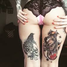 10 regal diamond tattoo designs. 99 Spicy Thigh Tattoos And Designs For Girls