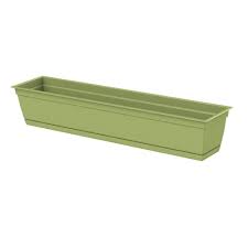 Get free shipping on qualified window boxes & troughs planter boxes or buy online pick up in store today in the outdoors department. Bloem 7 90 In X 36 00 In Green Plastic Window Box 486367 1001 The Home Depot Window Box Plastic Windows Plastic Planter