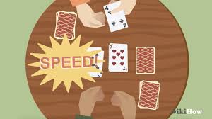 Spit aka speed or slam although they are actually slightly different games. How To Play The Card Game Speed With Pictures Wikihow