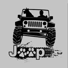 Black And White Jeep Wrangler Clipart Jeep Dog Decal By Wilderwoodsoutfitter On Etsy Https Www Etsy Com Listing 596941557 Jeep Dog Decal Jeep Dogs Jeep Art Jeep Tattoo