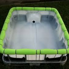 Ibc Tote Kiddie Pool Container Pool Kiddie Pool Outdoor Tub