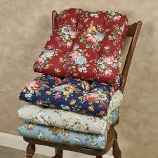 bella rose nonskid floral chair cushion