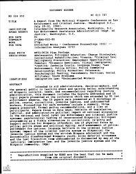 Hispana adolescent and the and the law; transition from
