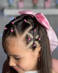 Peinado para niñas fácil y bonito 🩷